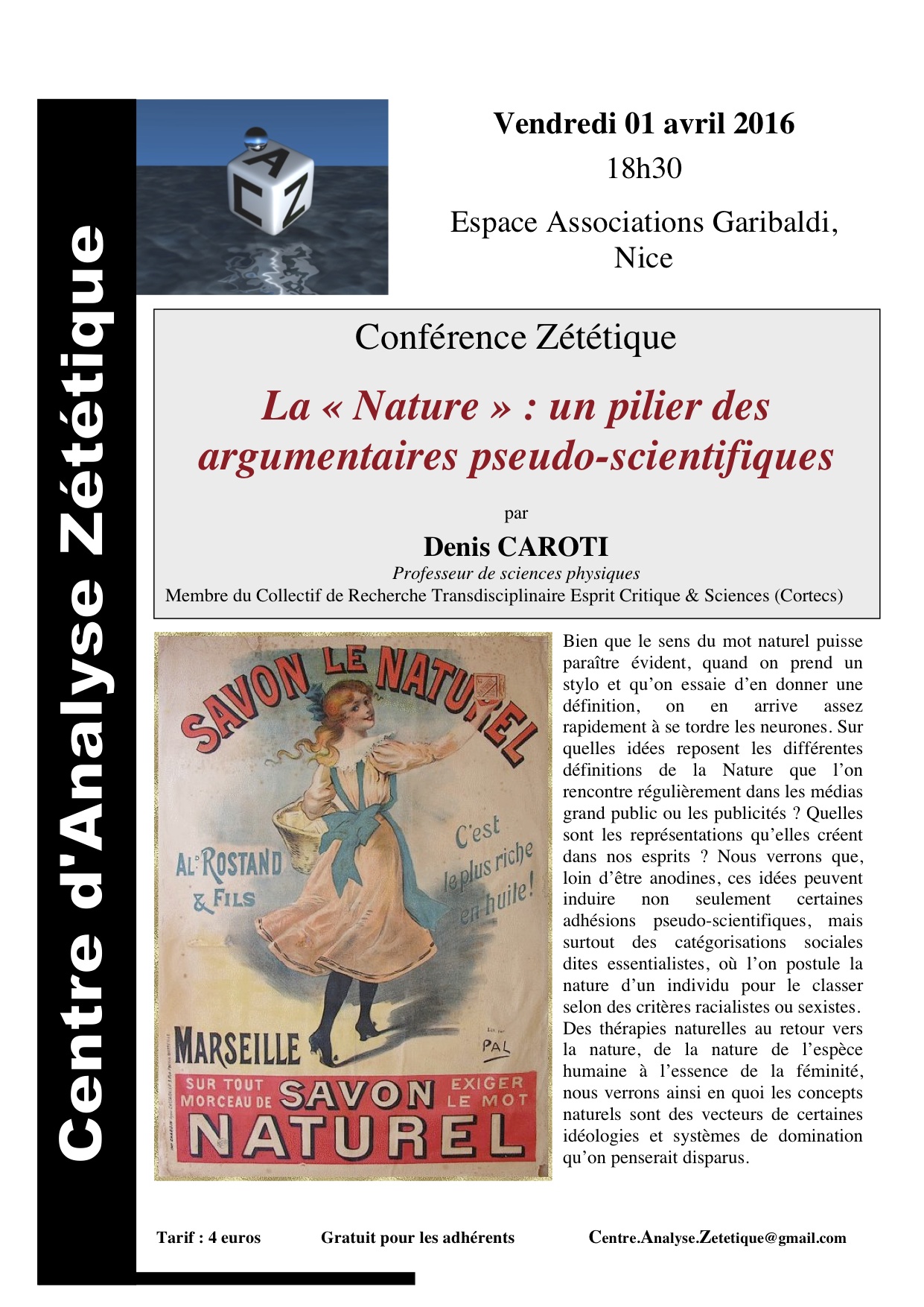 2016.04.01-Conf-DC-CAZ-Nature 2016.04.01-Conf-DC-CAZ-Nature