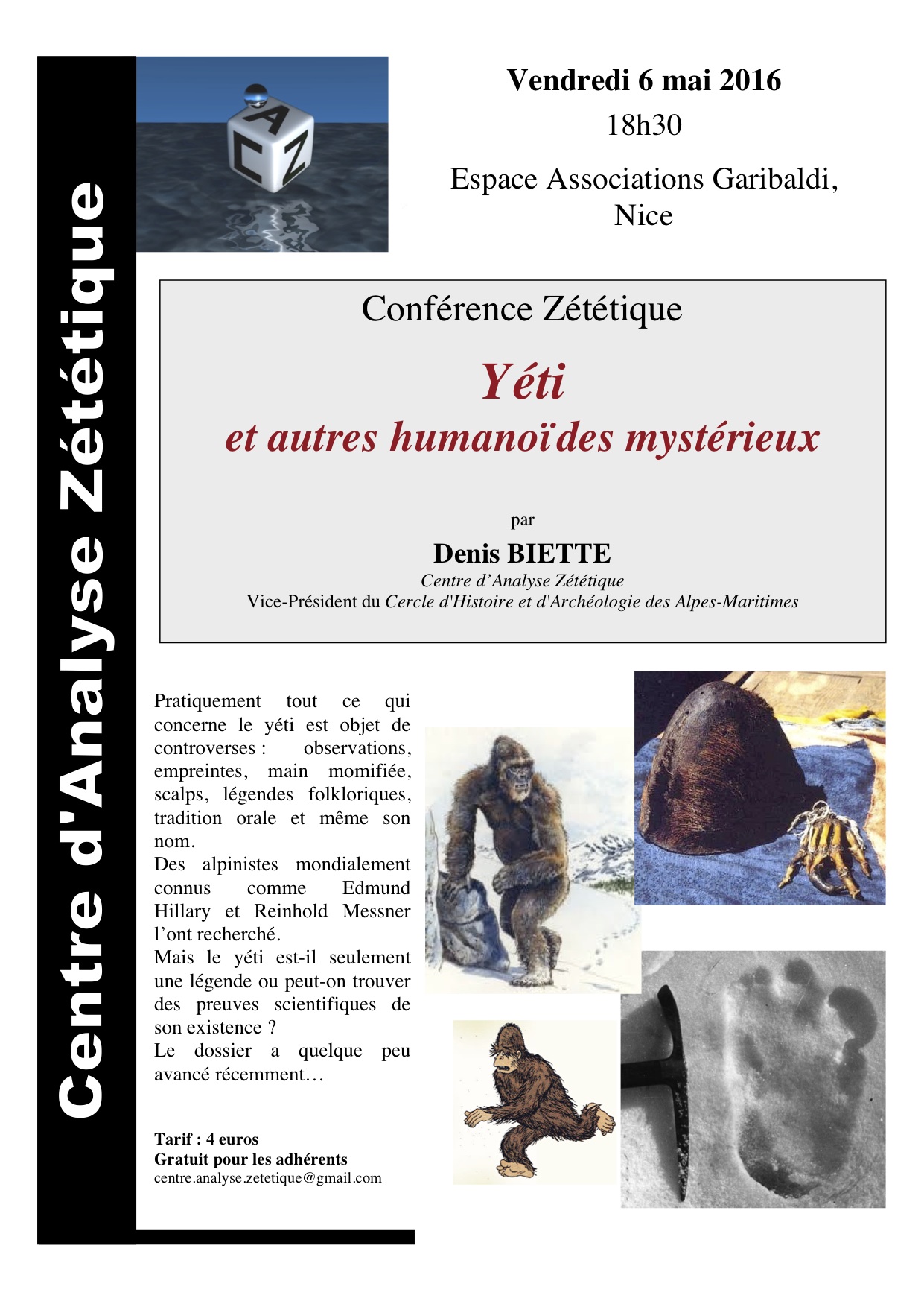 2016.05.06-Conf-DB-CAZ-Yeti 2016.05.06-Conf-DB-CAZ-Yeti
