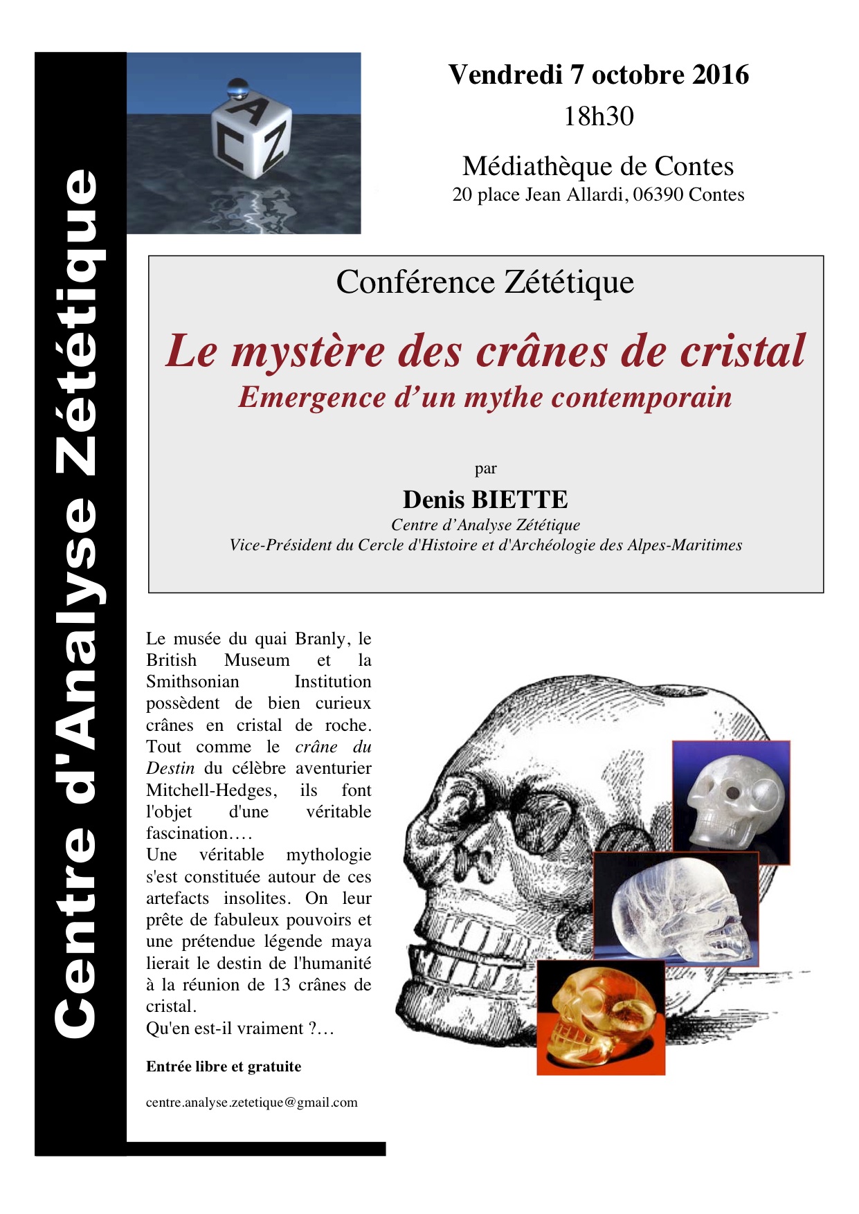2016.10.07-Conf-DB-CAZ-cranes 2016.10.07-Conf-DB-CAZ-cranes