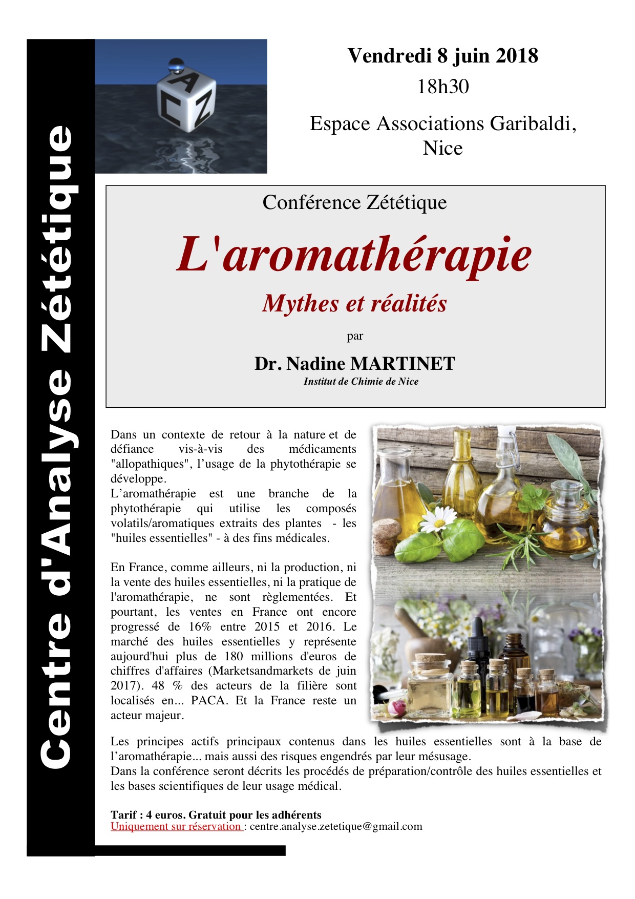 2018.06.08-Conf-NM-CAZ-Aromatherapie 2018.06.08-Conf-NM-CAZ-Aromatherapie